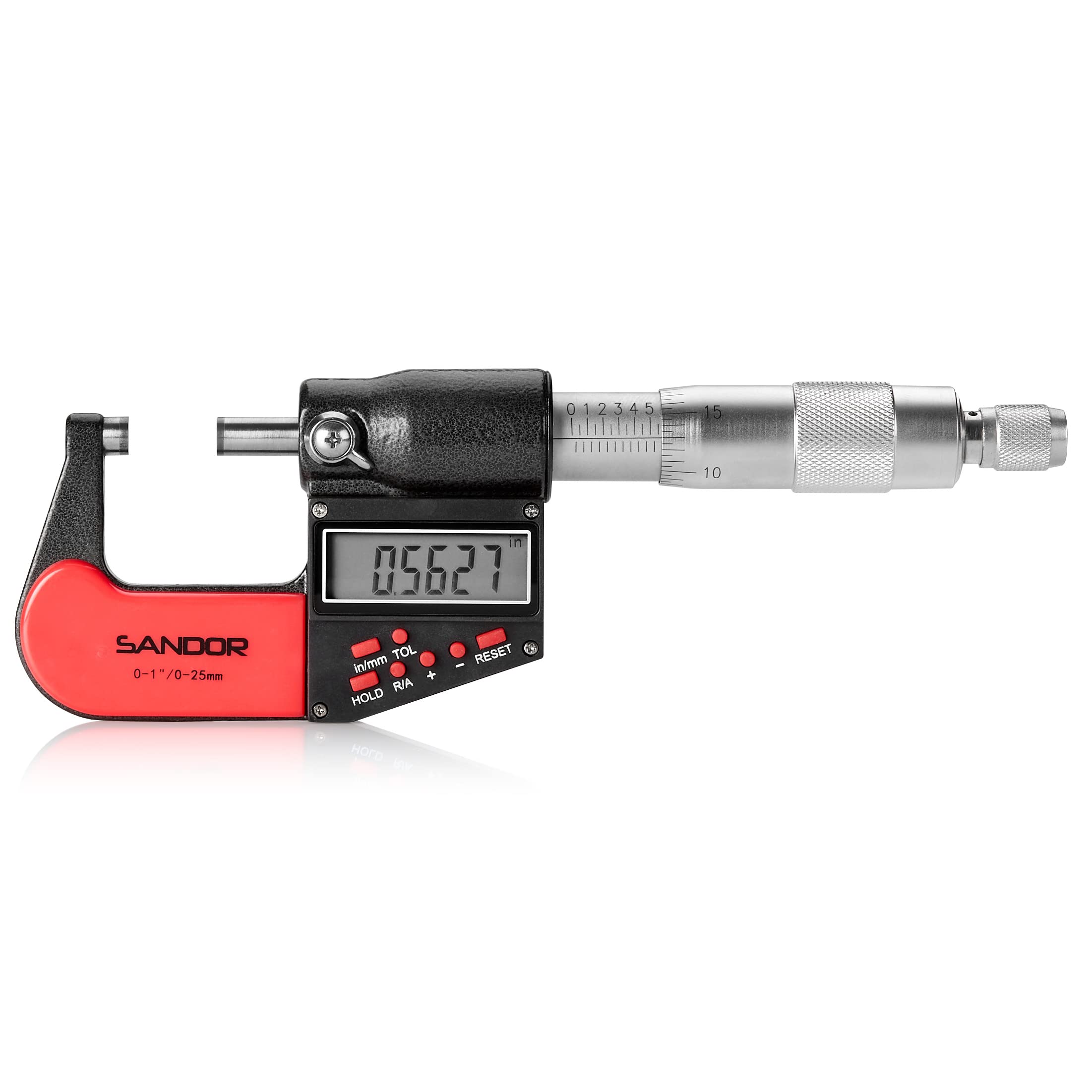 Professional Digital Outside Micrometer with Carbide Tip 0-1