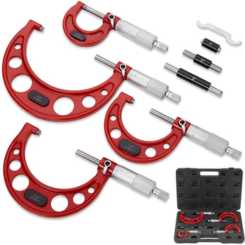 Premium Outside Micrometer Set 0-4