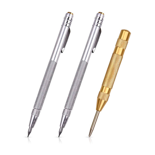 Tungsten Carbide Tip Scriber, Knurled Aluminum Handle Scribe Pen, Hard  Ceramic For Glass 